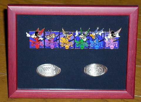 2001 countdown pins and coins